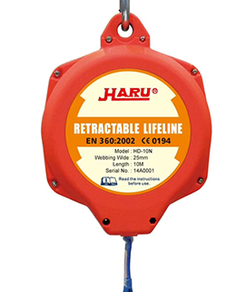 高空防墜器的兩種工作狀態